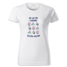 polofun.hu Ez az én Labubu alvós pólóm, Labubu női póló