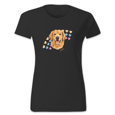 polofun.hu Golden retriever, szívecskés, Muki