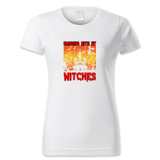 polofun.hu Hanging with my witches 2, Halloween női póló