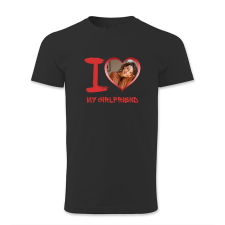 polofun.hu I love my Girlfriend, fotóval férfi póló