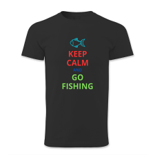 polofun.hu Keep calm and go fishing férfi póló