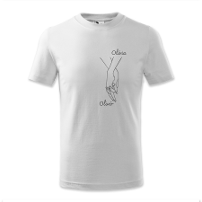 polofun.hu Kéz a kézben, Olívia, Olivér gyerek póló