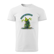 polofun.hu Merry Christmas, Grincs karácsonyfa díszekkel, Karácsony férfi póló
