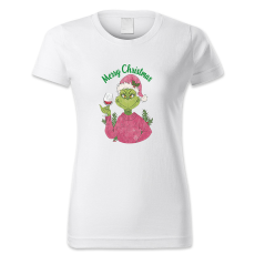 polofun.hu Merry Cristmas, Grinch lány borozik 2, Karácsony