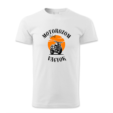 polofun.hu Motorozom, tehát vagyok, retró férfi póló