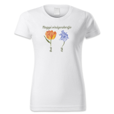 polofun.hu Nagyi virágoskertje női póló