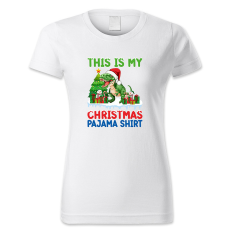 polofun.hu This is my Christmas pajama shirt, dínós alvós póló, Karácsony