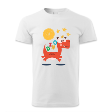 polofun.hu Ugró dínó férfi póló