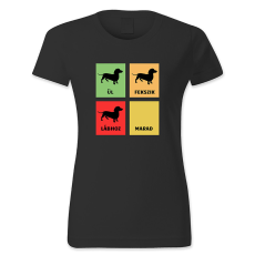 polofun.hu Ül, fekszik, lábhoz, marad! Tacskó/női