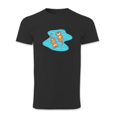 polofun.hu Vidrák háton fürdenek férfi póló