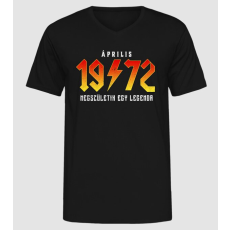 Pólómánia 1972 Április megszületik egy legenda - Férfi - Unisex V-nyakú póló