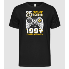 Pólómánia 25. szint teljesítve 1997 a Legenda megszületett Gamer - Férfi Alap póló férfi póló