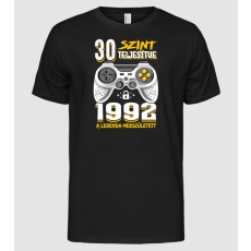 Pólómánia 30. szint teljesítve 1992 a Legenda megszületett Gamer - Férfi Alap póló