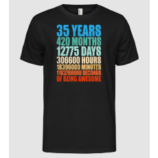 Pólómánia 35 years of being awesome - Férfi Alap póló