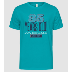 Pólómánia 35 years old awesome since 1985 - Férfi Alap póló