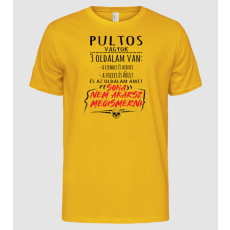 Pólómánia 3 oldalam van - pultos - Férfi Alap póló