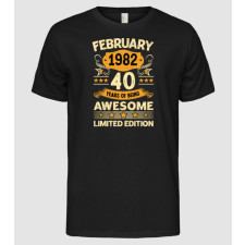 Pólómánia 40 years of being limited edition_february - Férfi Alap póló férfi póló