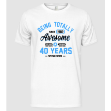 Pólómánia 40 years of being totally awesome - Férfi Alap póló férfi póló