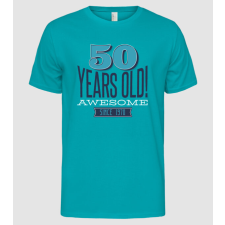 Pólómánia 50 years old awesome since 1970 - Férfi Alap póló férfi póló