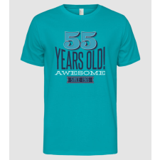 Pólómánia 55 years old awesome since 1965 - Férfi Alap póló férfi póló