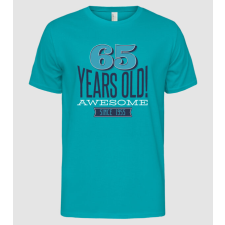 Pólómánia 65 years old awesome since 1955 - Férfi Alap póló férfi póló