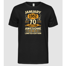 Pólómánia 70 years of being limited edition_january - Férfi Alap póló