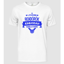 Pólómánia A legjobb rendőrök júniusban születnek - Férfi Alap póló férfi póló