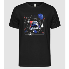 Pólómánia Absztrakt Univerzum Űrhajós - Férfi Alap póló