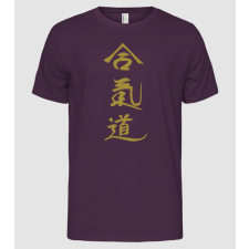 Pólómánia aikido-kanji5 - Férfi Alap póló férfi póló