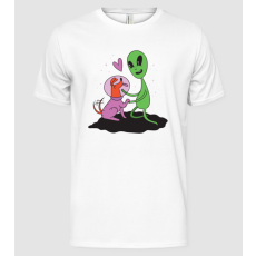 Pólómánia Alien Kutyával - Férfi Alap póló