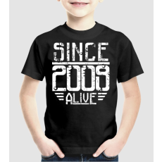 Pólómánia Alive since 2009 - Uniszex gyerek Póló