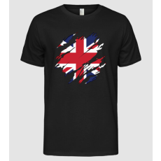 Pólómánia Anglia UK Zászló - Férfi Alap póló