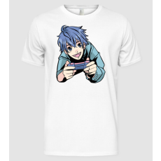 Pólómánia Anime Gamer Fiú - Férfi Alap póló