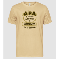 Pólómánia APA a férfi a mítosz a legenda...KŐMŰVES - Férfi Alap póló férfi póló
