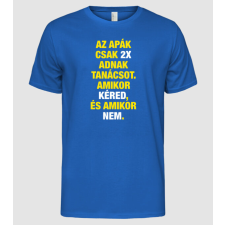Pólómánia Apai tanácsok - Férfi Alap póló férfi póló