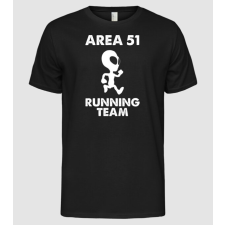 Pólómánia area51 running team - Férfi Alap póló férfi póló