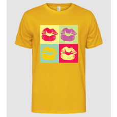 Pólómánia art kiss - Férfi Alap póló