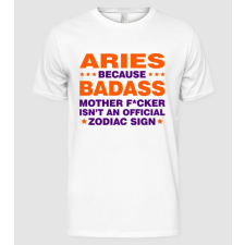 Pólómánia Badass zodiac ARIES - Férfi Alap póló férfi póló