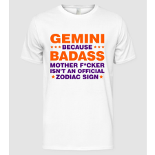 Pólómánia Badass zodiac GEMINI - Férfi Alap póló férfi póló