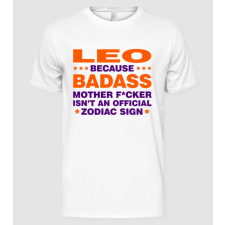 Pólómánia Badass zodiac LEO - Férfi Alap póló férfi póló