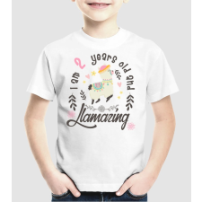 Pólómánia Bday Llamazin 2 years old - Uniszex gyerek Póló gyerek póló