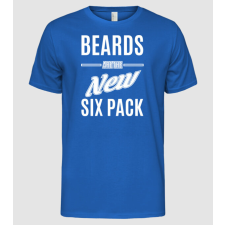 Pólómánia Beards are the new six pack - Férfi Alap póló férfi póló