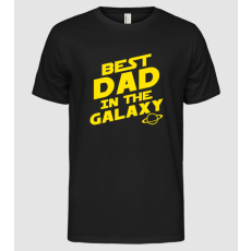 Pólómánia Best dad in the galaxy - Férfi Alap póló