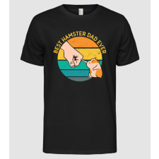Pólómánia Best Hamster Dad Ever - Legjobb Hörcsögös Apa - Férfi Alap póló férfi póló