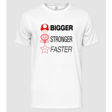 Pólómánia bigger stronger faster - Férfi Alap póló férfi póló