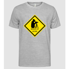 Pólómánia Birder at Work - Férfi Alap póló