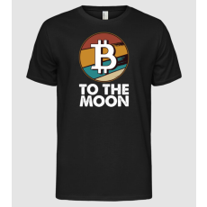 Pólómánia Bitcoin to the moon - Férfi Alap póló