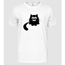 Pólómánia black cat - Férfi Alap póló férfi póló