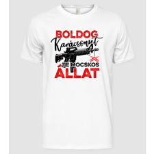 Pólómánia Boldog Karácsonyt Te Mocskos Állat - Férfi Alap póló férfi póló