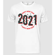 Pólómánia Boldog Új Évet 2021 - Férfi Alap póló férfi póló